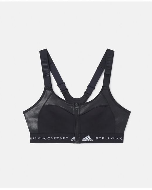 Stella McCartney White Truestrength Post-Mastectomy High Support Sports Bra