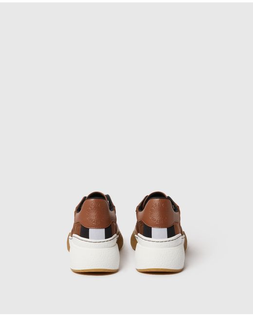 Stella McCartney Brown Loop Panelled Trainers
