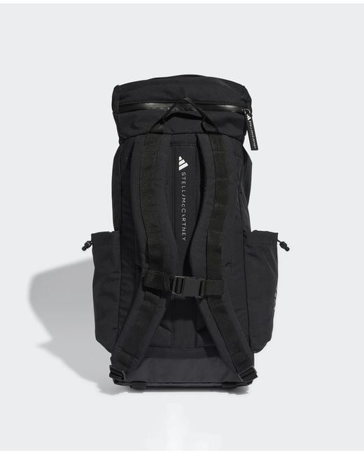 Stella McCartney Black Logo Hiking Backpack, One Size