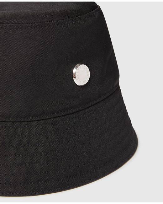 Stella McCartney Black Logo Bucket Hat
