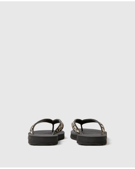 Stella McCartney Multicolor Logo Webbed Thong Sandal