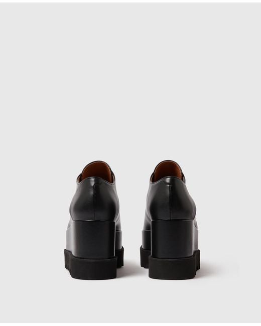 Stella McCartney Black Elyse Zip Platforms