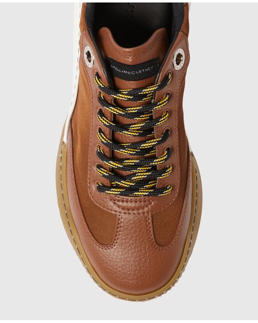 Stella McCartney Brown Loop Panelled Trainers