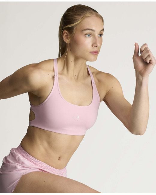 Stella McCartney Pink Adidas By Running Crop Top