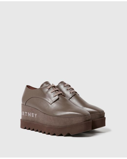 Stella McCartney Brown Elyse Platform Shoes
