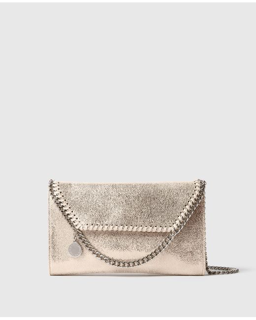 Stella McCartney Natural Falabella Wallet Crossbody Bag