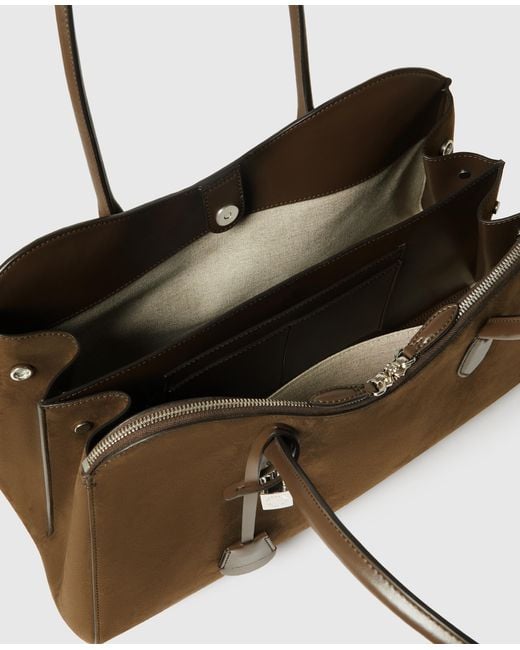 Stella McCartney Brown Ryder Open Tote Bag