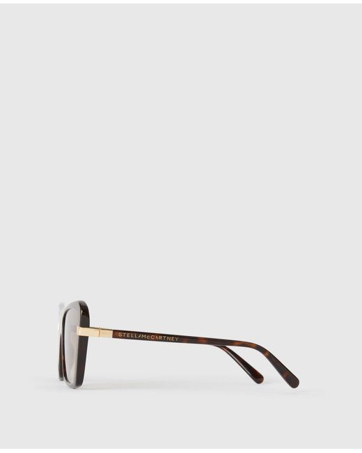 Stella McCartney Multicolor Square Cat-Eye Sunglasses, One Size