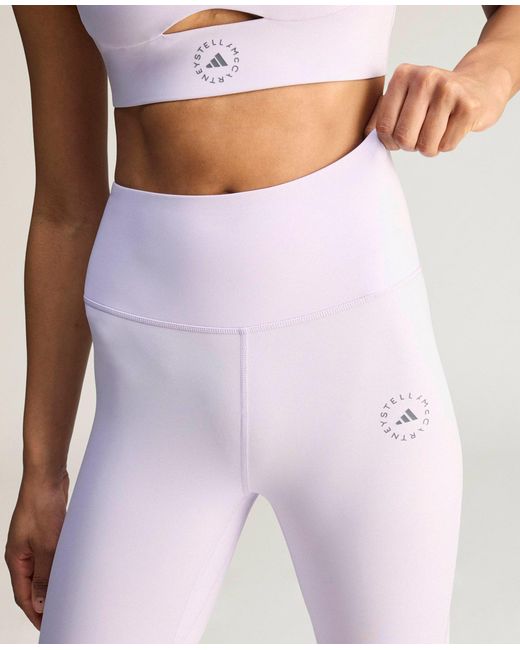 Stella McCartney Pink Truestrength Yoga 7/8 Leggings