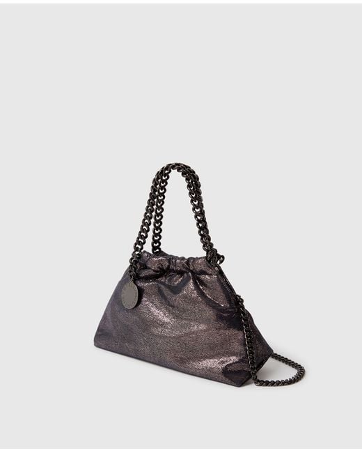 Stella McCartney Black Falabella Mini Drawstring Bag