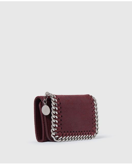 Stella McCartney Purple Falabella Tri-Fold Wallet