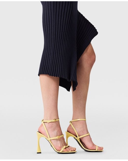 Stella McCartney Metallic Elsa Patent Heeled Sandals
