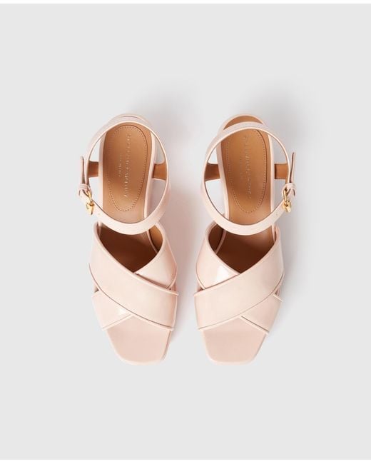 Stella McCartney Natural Elyse Criss-Cross Sandals