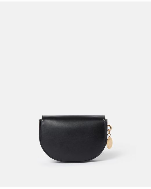 Stella McCartney Black Frayme Whipstitch Small Shoulder Bag