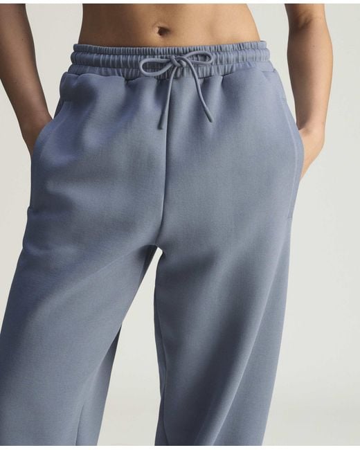 Stella McCartney Blue Logo Straight-Leg Joggers
