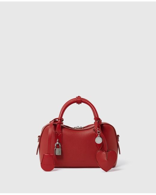 Stella McCartney White Heart Charm Keyring
