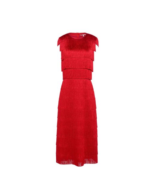 Stella McCartney Emma Red Fringe Dress
