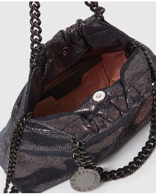 Stella McCartney Black Falabella Mini Drawstring Bag