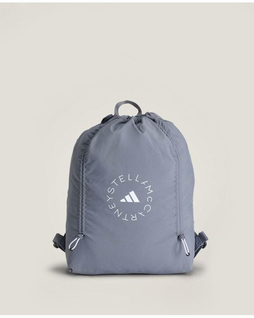 Stella McCartney Blue Logo Gym Sack