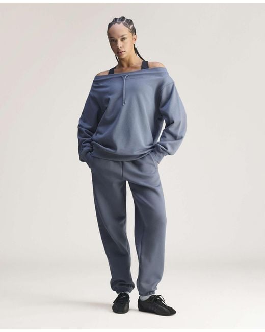 Stella McCartney Blue Logo Straight-Leg Joggers