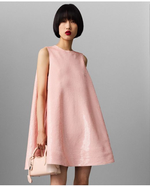 Stella McCartney Multicolor Sequin-Embellished A-Line Mini Dress