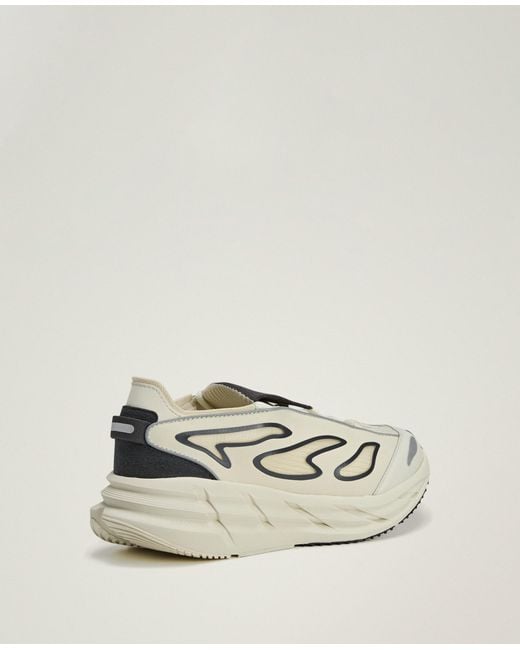 Stella McCartney White Futuristic Chunky Sole Sneakers By Adidas