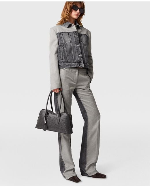 Stella McCartney Gray Hybrid Tailored Trouser Jeans