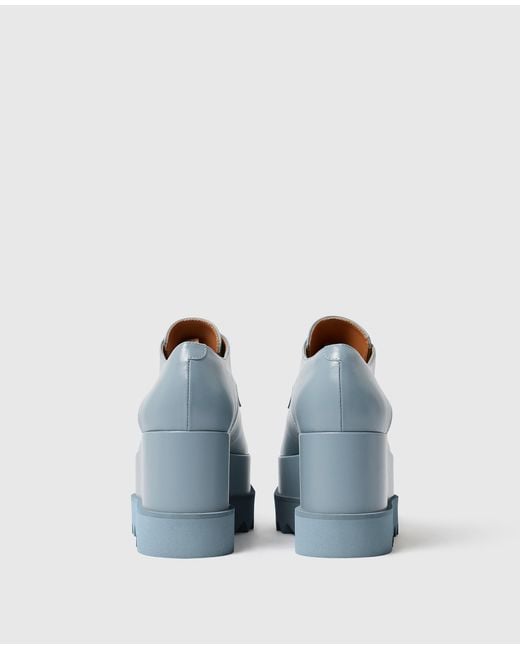 Stella McCartney Blue Elyse Platform Shoes