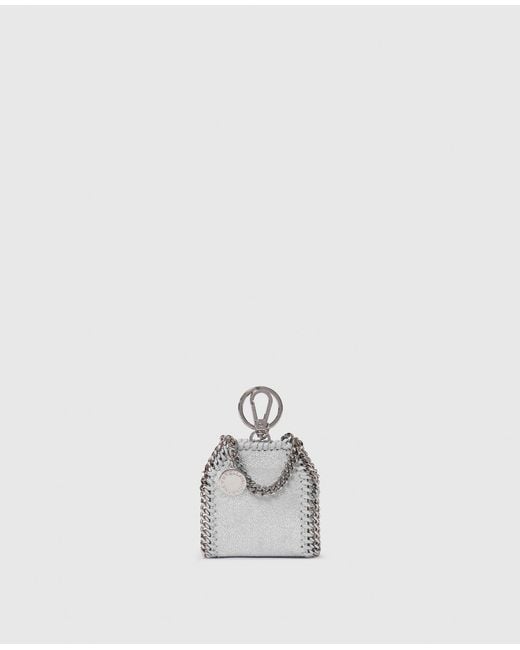 Stella McCartney White Falabella Airpods Case Keyring