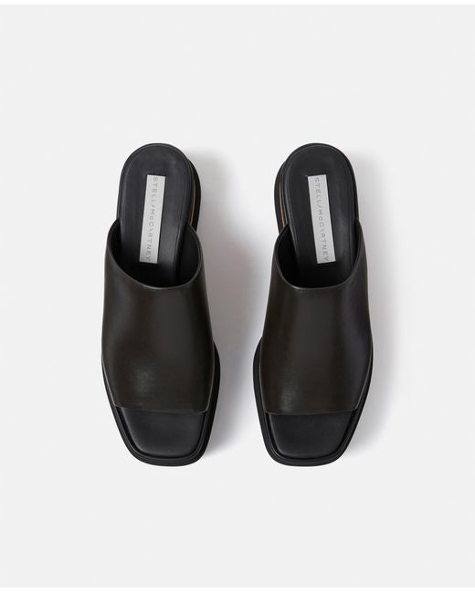 Stella McCartney White Sneak-Elyse Platform Sandals, , Ebony