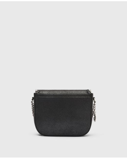 Stella McCartney Black Falabella Flap Crossbody Bag