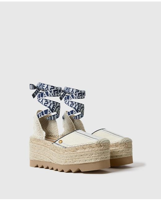 Stella McCartney Multicolor Gaia Striped Espadrilles