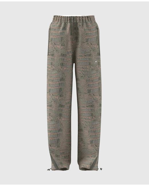 Stella McCartney Green Logo Woven Graphic Print Trackpants