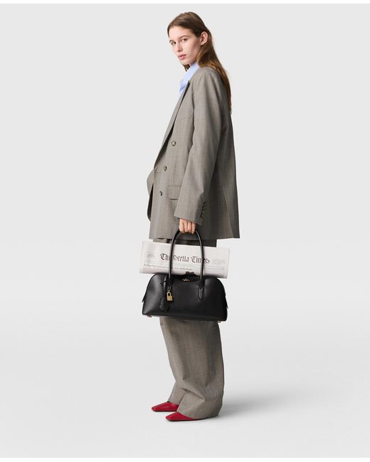 Stella McCartney Gray Oversized Double-Breasted Blazer