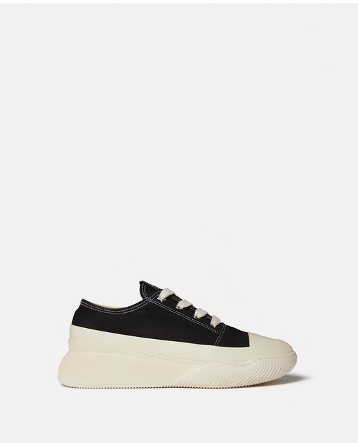Stella McCartney White Loop Canvas Low-top Trainers