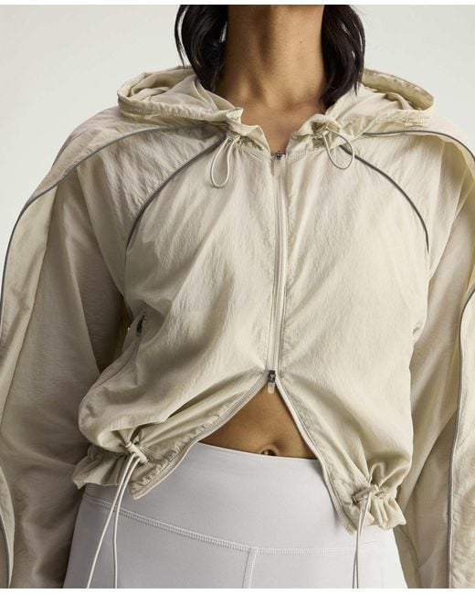 Stella McCartney Natural Truepace Hooded Running Jacket
