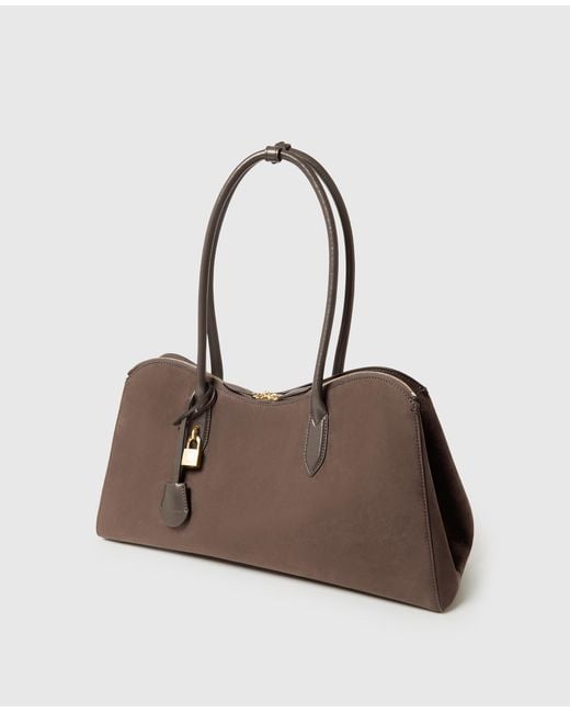 Stella McCartney Brown Ryder Open Tote Bag
