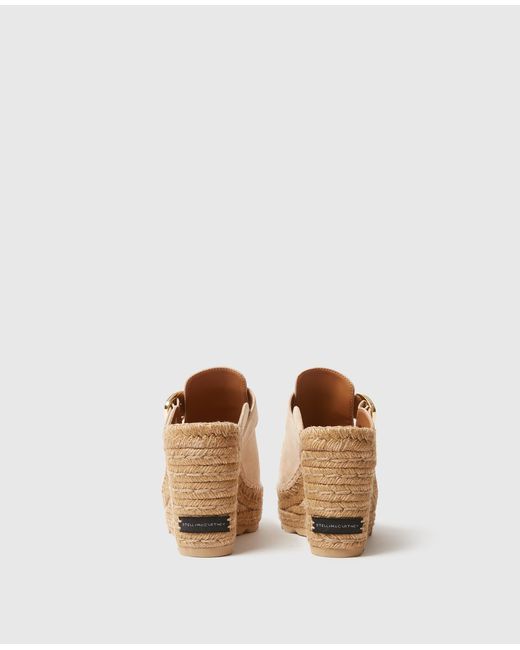 Stella McCartney White Gaia Suede Clogs