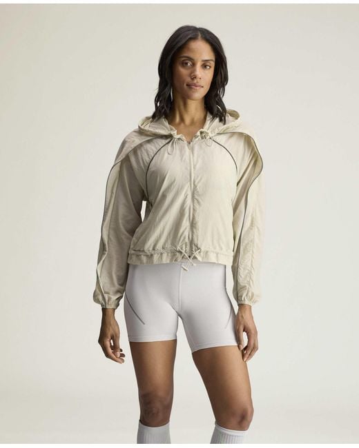 Stella McCartney Natural Truepace Hooded Running Jacket