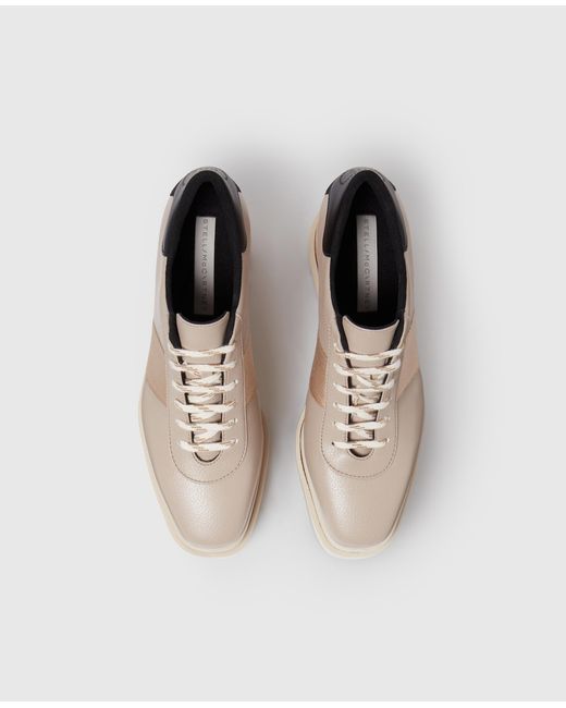 Stella McCartney White Sneak-Elyse Platform Trainers