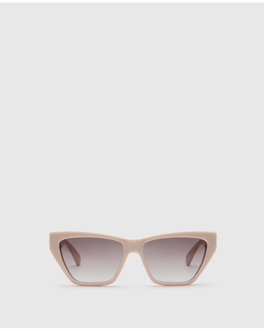 Stella McCartney Pink Exaggerated Cat-eye Sunglasses