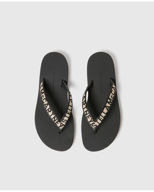Stella McCartney Multicolor Logo Webbed Thong Sandal