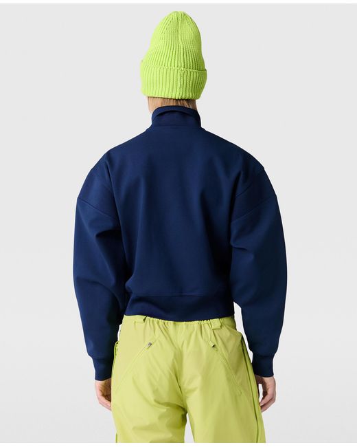 Stella McCartney Blue Logo Knitted Track Jacket