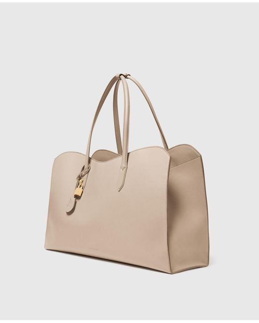 Stella McCartney Natural Ryder Weekender Bag