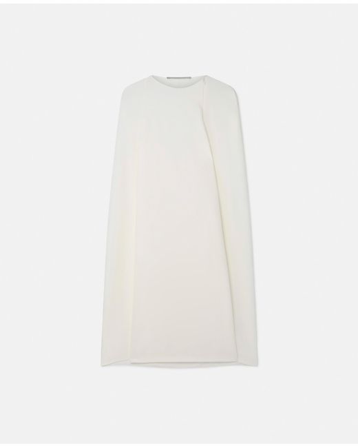 Stella McCartney White Cape Dress