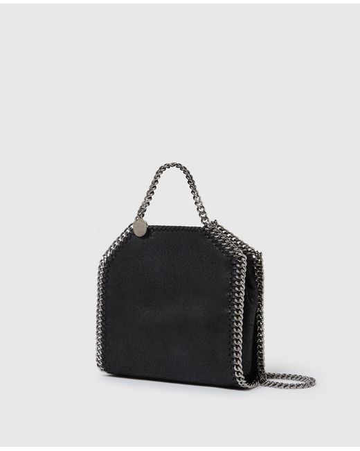 Stella McCartney Black Falabella Tiny Tote Bag