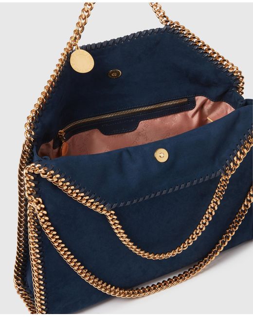 Stella McCartney Blue Falabella Fold-over Tote Bag