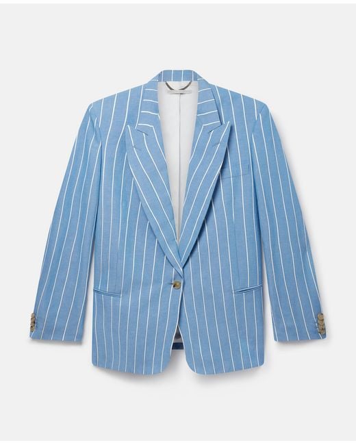 Stella mccartney blue blazer clearance