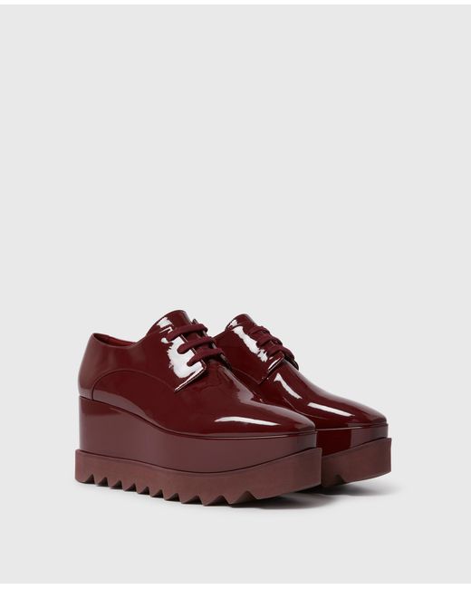 Stella McCartney Red Limited Edition Elyse Monochrome Platforms