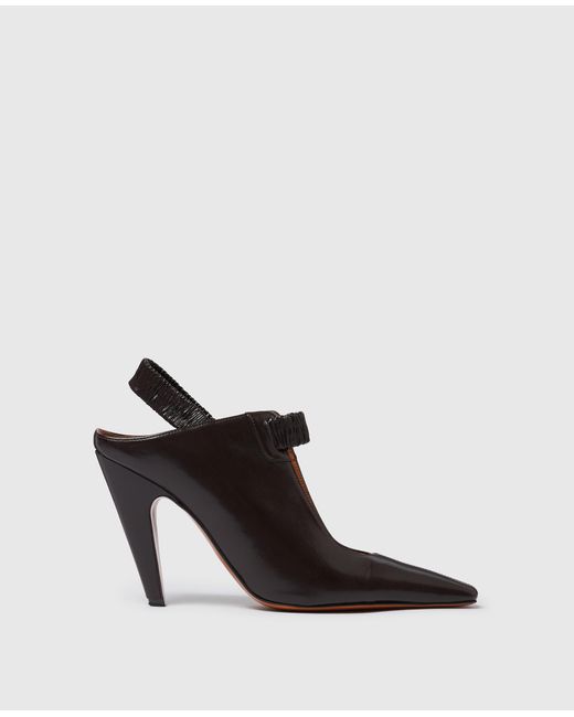 Stella McCartney Black Stella Spur Slingbacks